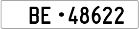 Truck License Plate